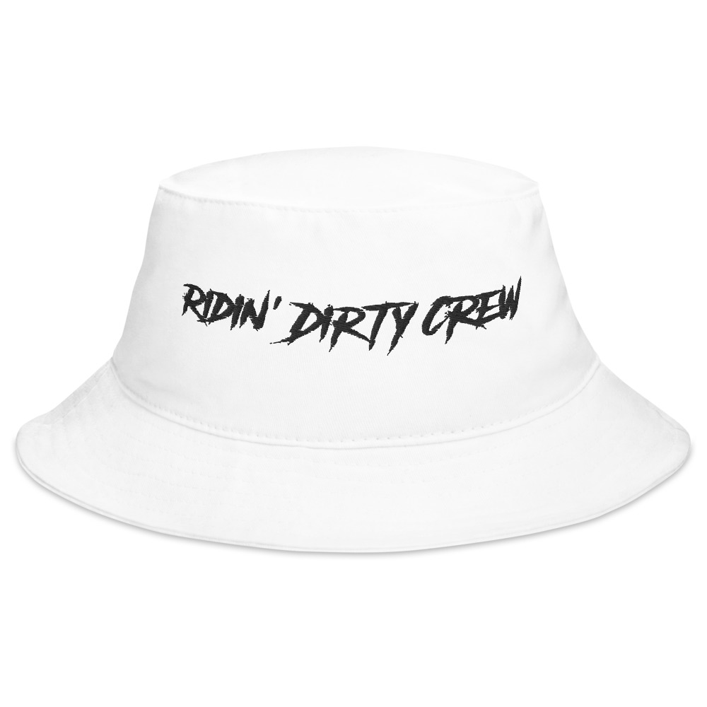 Download Crew White Bucket Hat | Ridin' Dirty Crew